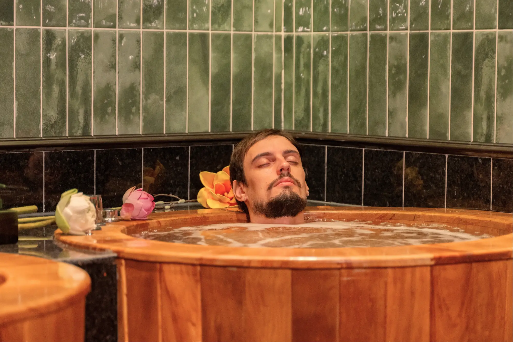 Explore the aromatic herbs commonly used in traditional herbal bathing