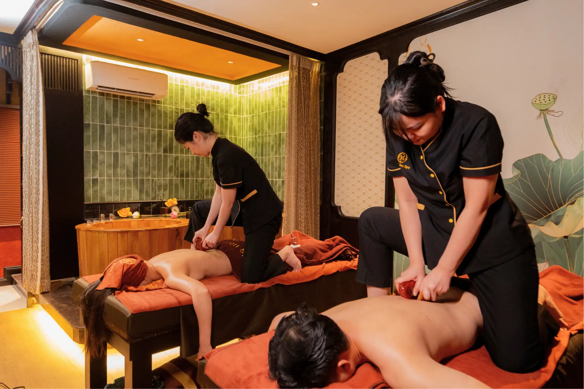 位於杭硐街16號的Land Zen Spa提供寧靜的深夜養生休憩場所。